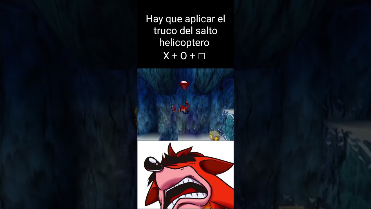 Consigue la gema roja antes de tiempo en crash bandicoot 2 Ps1 