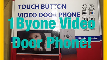 1Byone Security Video Door Phone Unboxing & Overview!