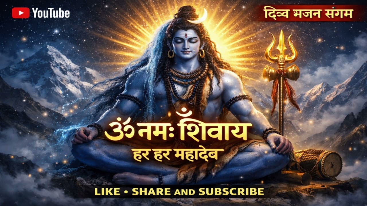 🔱 Om Namah Shivaya Bhajan| Har Har Bhole Mantra | Mahakal Shiv Dhyan| Peaceful Meditation Music 2026