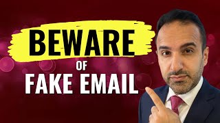 How to recognize a fake email #Shorts