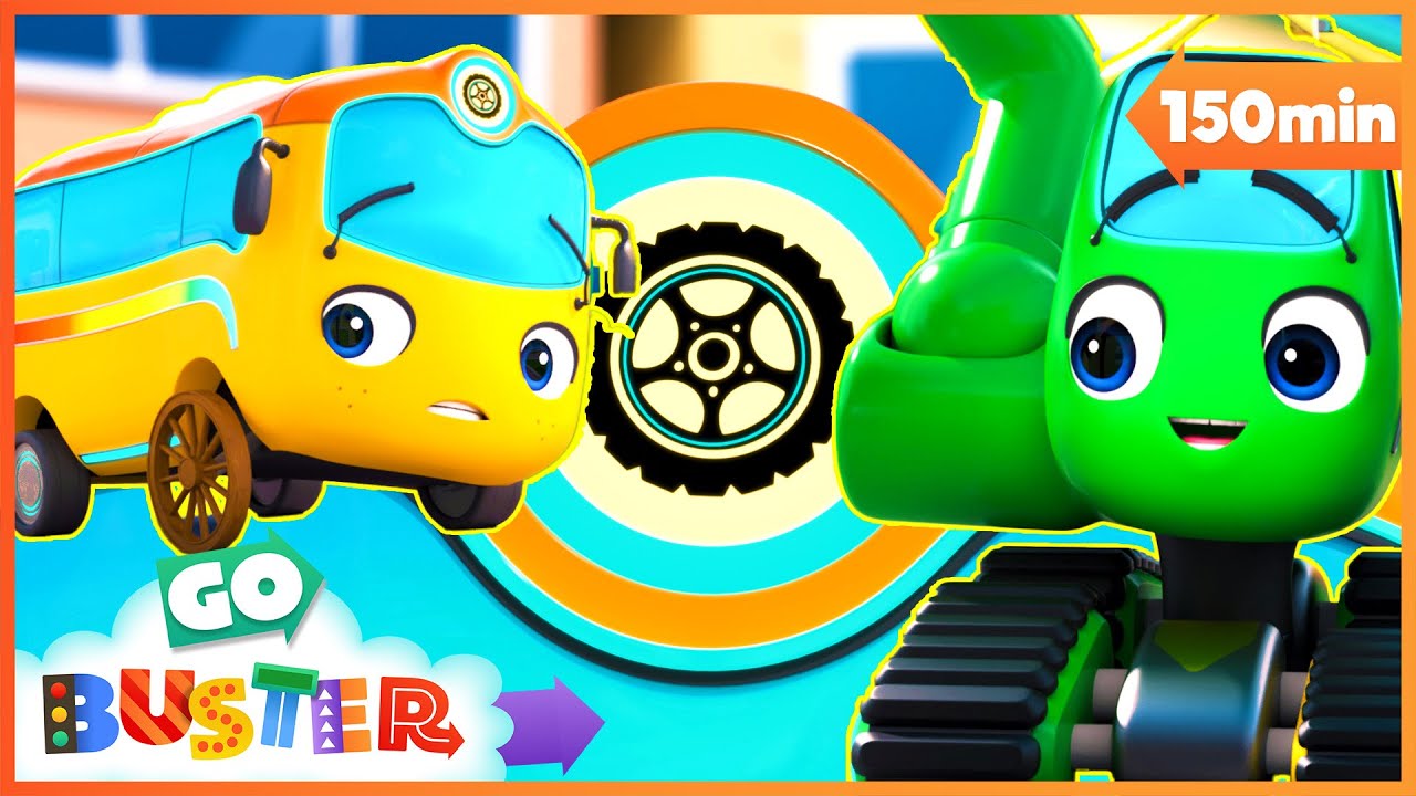 🔥 Buster's Brand New Wheels 🔥 | Go Learn With Buster | Videos for Kids