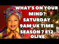 Season 7 Finale of What’s On Your Mind? — our Christmas Special with Olive and DJ Val.