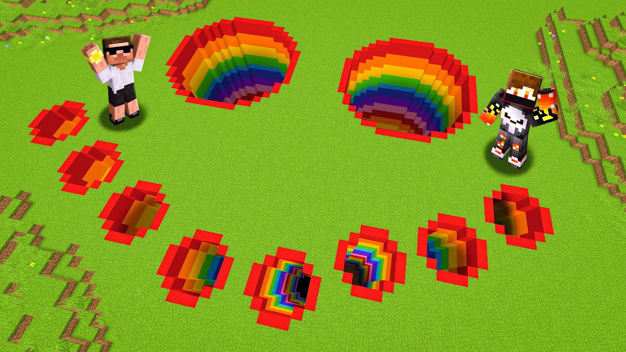 WE FOUND CREEPY GIANT FACE IN MINECRAFT !!!