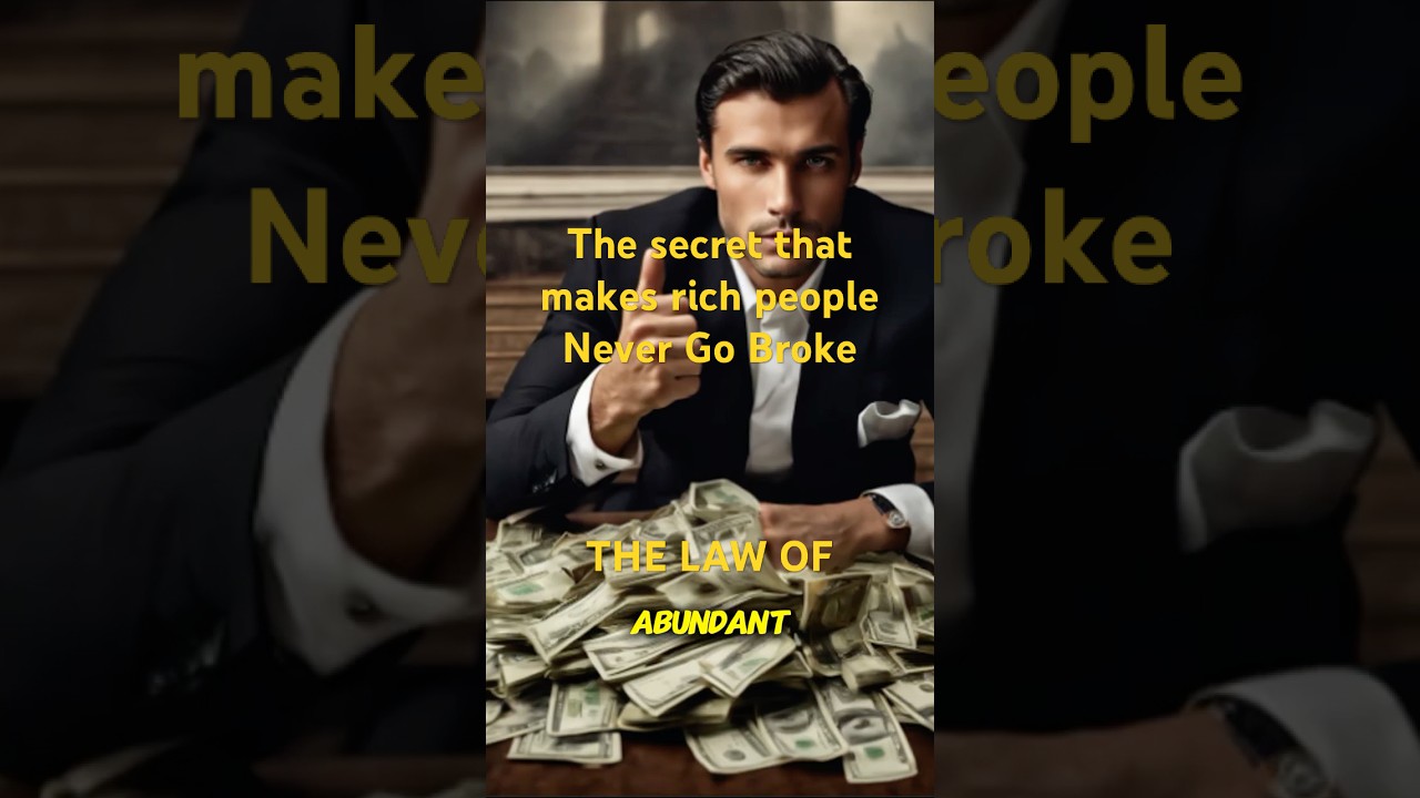 The Secret That Makes Rich People Never Go Broke  The Law of Abundance |Motivation| Wealth Secret