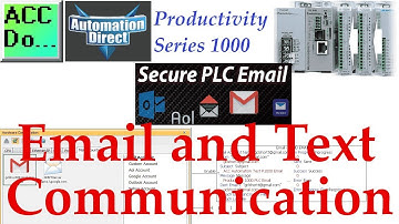 Productivity 1000 Series PLC Email and Text Communication