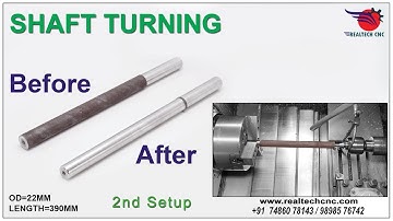 SHAFT TURNING | RealTech CNC Machine VD-172