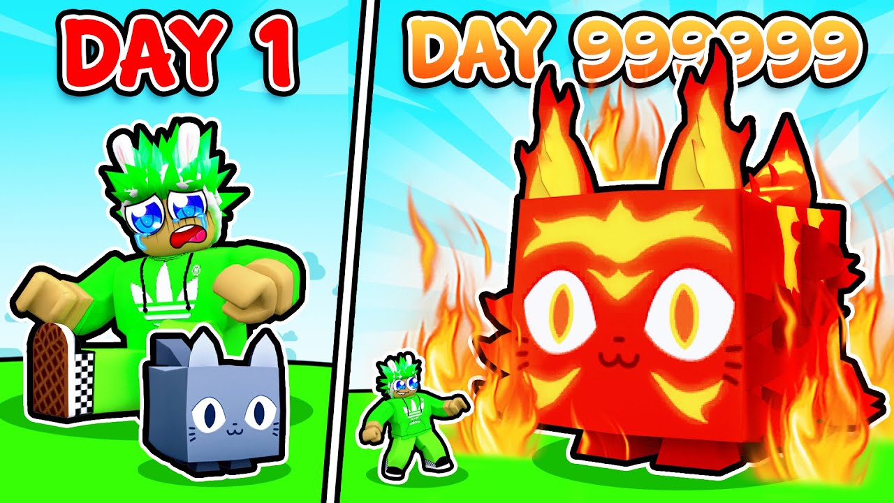 ich spiele PET SIMULATOR 99 und bekomme ein HUGE PET!