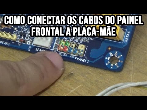 Vídeo: Como Conectar O Botão Liga / Desliga à Placa-mãe