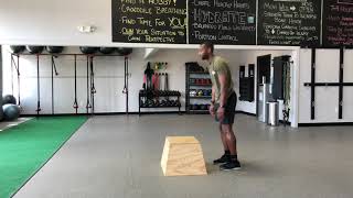 Burpee + Hands Elevated Push ups