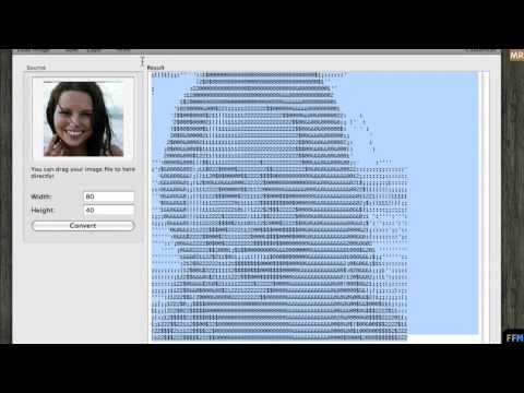 Convert JPG to Text Art Free on Mac-MR