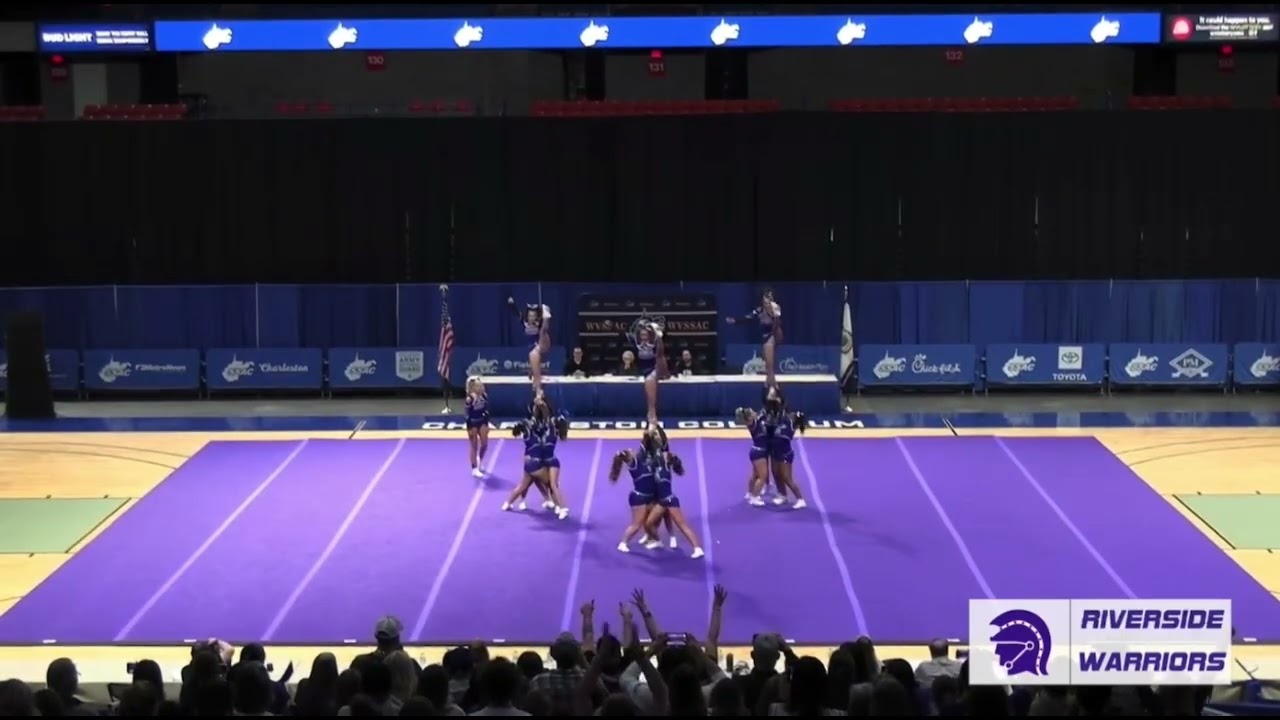 Riverside warriors cheerleading 2024 WVSSAC STATE COMP (class AAAA)
