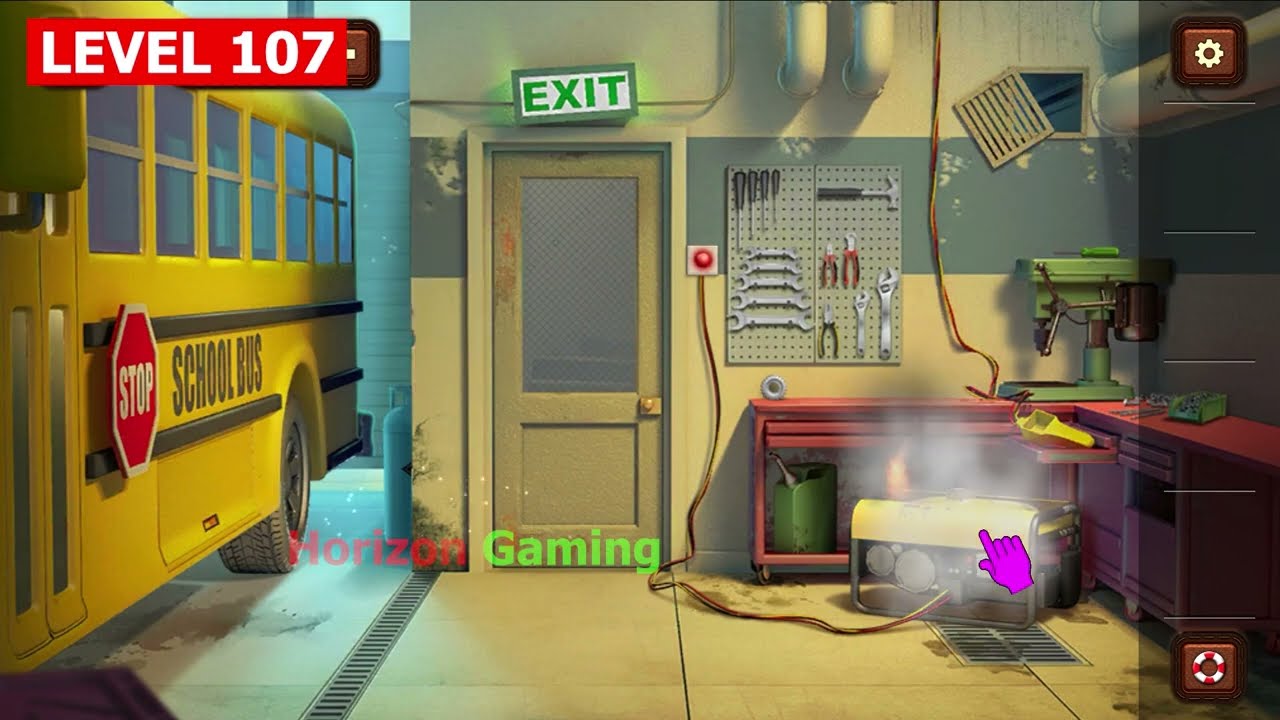 100 Doors Games Escape From School LEVEL 107 - Gameplay Walkthrough Android IOS