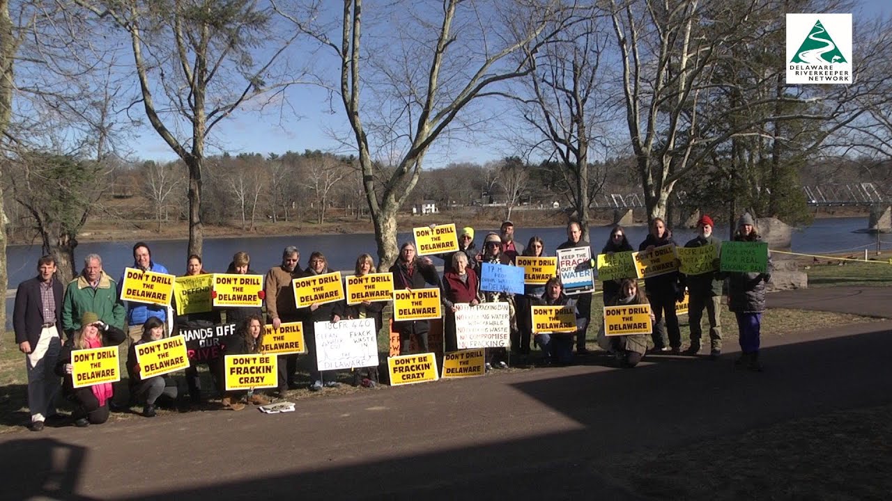 Delaware Riverkeeper Network video Delaware River Basin Commission  permanent frack ban reaction