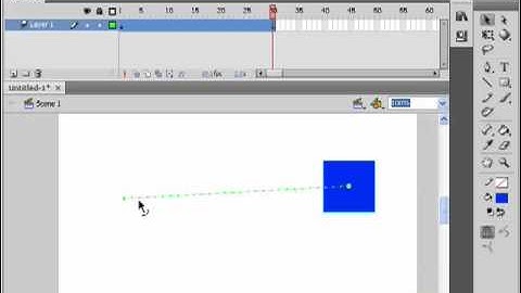 Flash CS4 Basics - New Motion Tween Animation
