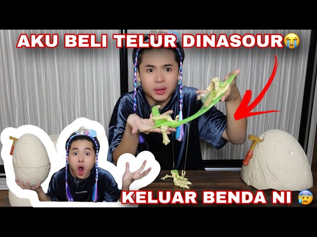 AKU BELI TELUR DINASOUR😭| PECAH PULAK TELUR NI 😰 class=