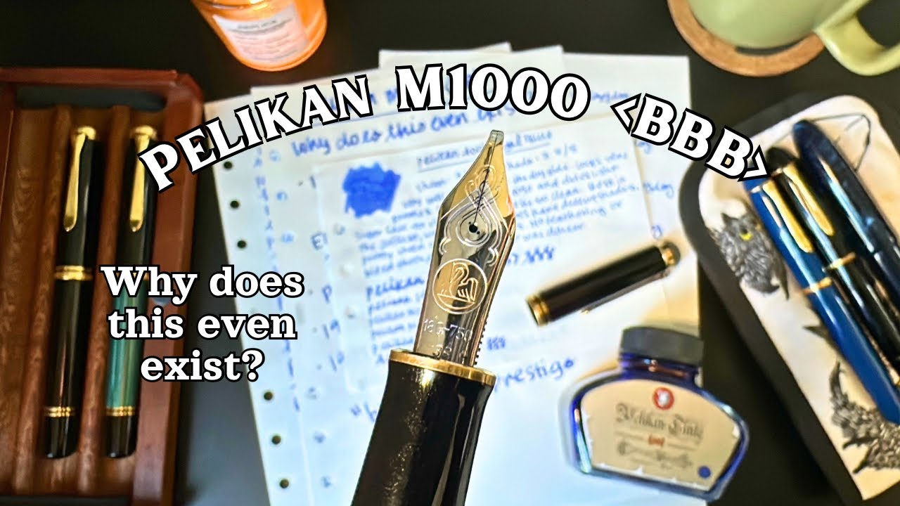 Pelikan M1000 3B: Why Does This Even Exist? - YouTube