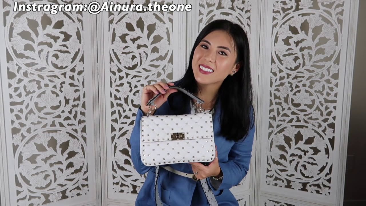 Valentino Spike up rockstud bag, whats in my bag, modshots, comparison