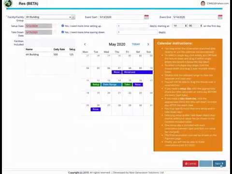 New reservation tutorial (no audio) - YouTube