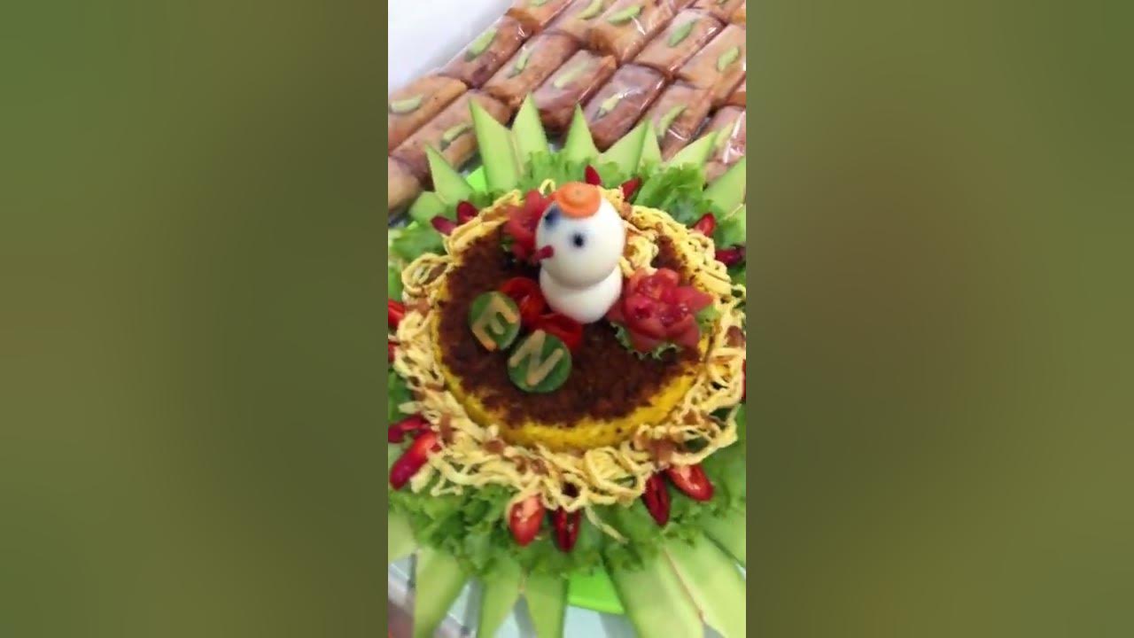 Mata Panda Muncul Karena Banyak Begadang | Hiasan Nasi Punar | Tumpeng Mini #shorts