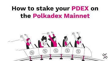 WALK-THROUGH: How to stake your PDEX on the Polkadex Mainnet