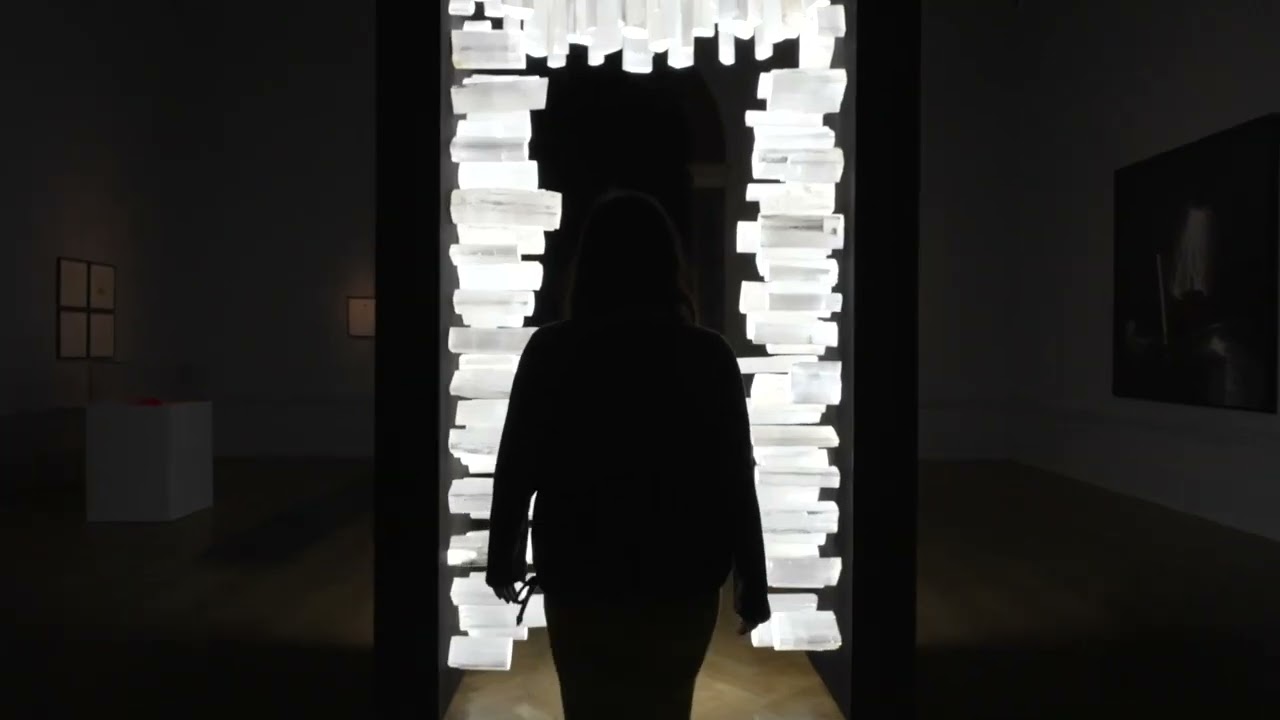 Marina Abramović in exhibition at the Royal Aacdemy of Arts in London