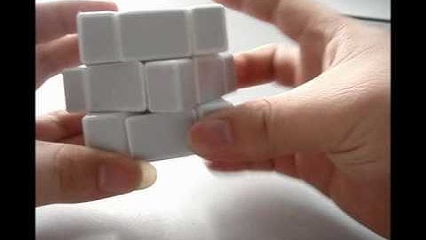 lightake:3x3 HS Silver Sticker Oblique Rotating Magic Cube