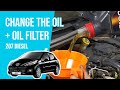 Change the oil and the oil filter PEUGEOT 207 1.4 HDI