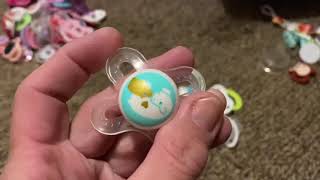 Boy pacifier collection