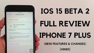 iOS 15 iPhone 7 Plus FULL REVIEW | Hindi screenshot 3