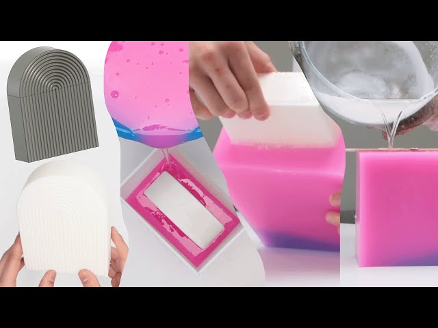 Making A Candle With A Silicone Rubber Mold 