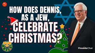How does Dennis, as a Jew, celebrate Christmas?