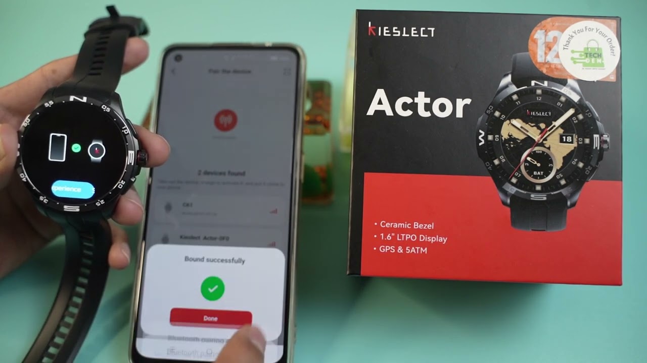How To Connect Kieslect Actor Smartwatch ||  Full Setup || Android With i Phone Connect  ||