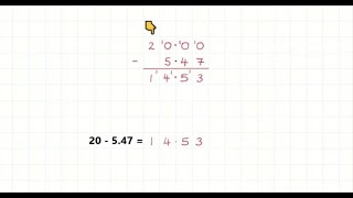 Column subtraction - the easy way to subtract numbers