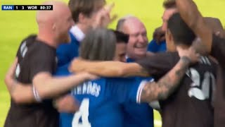 Paul Gascoigne Goal | Rangers Legends vs World Legends