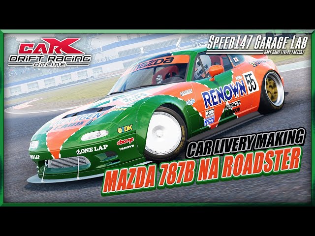 CarX Drift Racing Online】CAR LIVERY MAKING vol.164〈MAZDA 787B NA