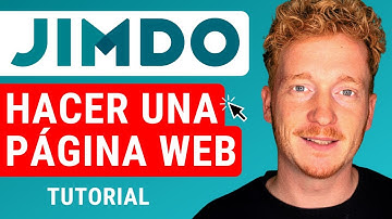 Como hacer una página web con JIMDO