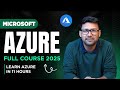 Microsoft Azure Full Course 2025 | Ultimate Azure Tutorial for Beginners 🚀