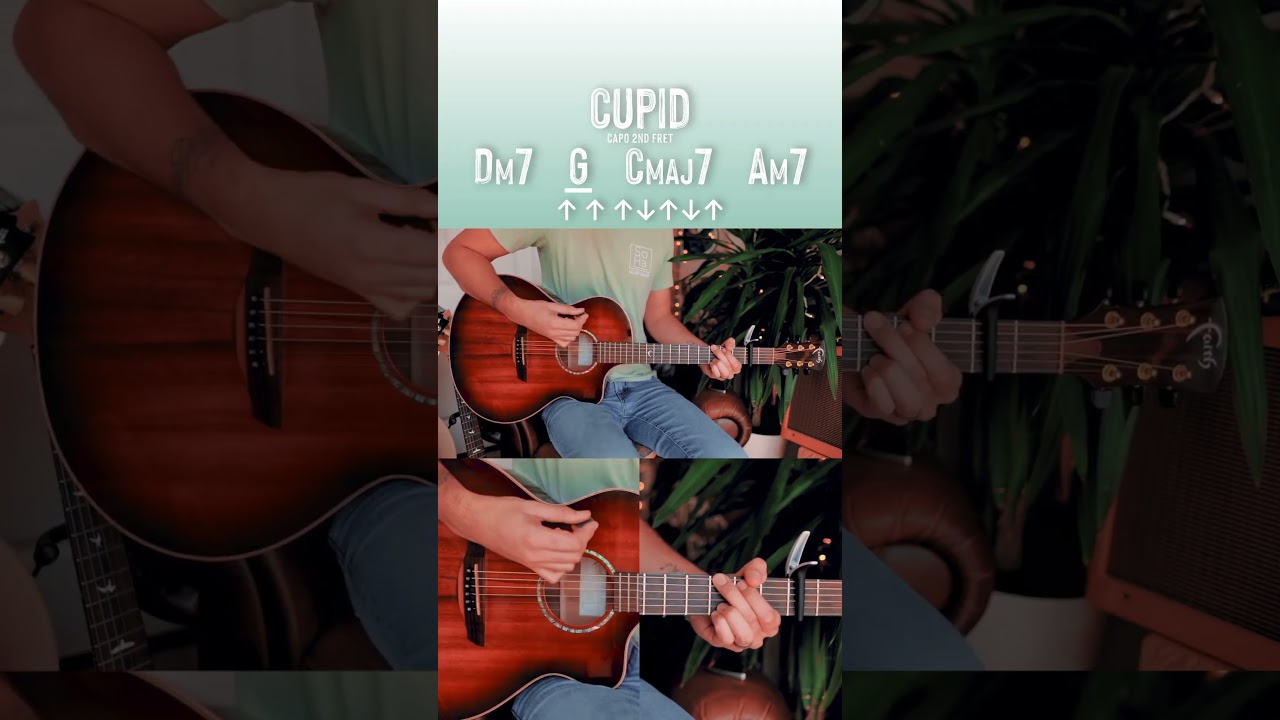 Cupid Fifty Fifty Guitar Tutorial // Cupid Guitar Lesson 