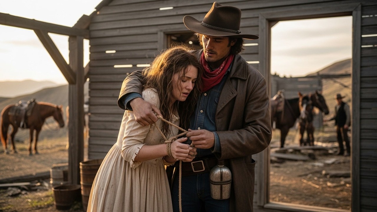 Her Voice Had Gone Hoarse From Screaming For Help, The Cowboy Heard Her Silence And Came Running