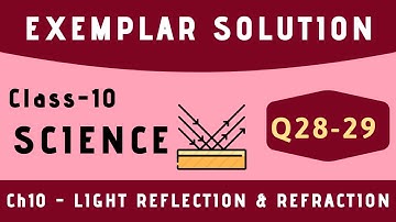 Light exemplar solution | class 10 science exemplar solution | Q28-Q29