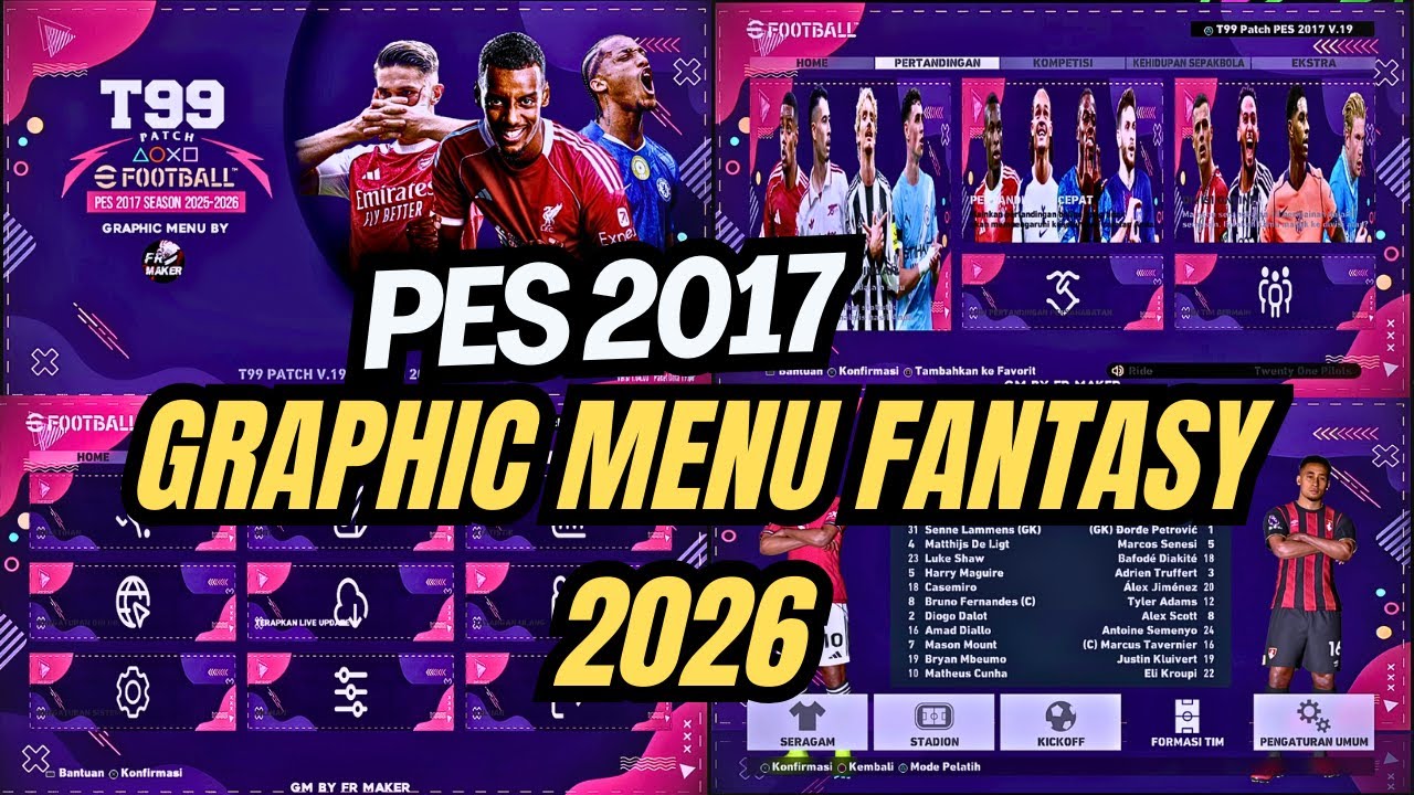 PES 2017 GRAPHIC MENU FANTASY GEM BOX PATCH 2026 PES