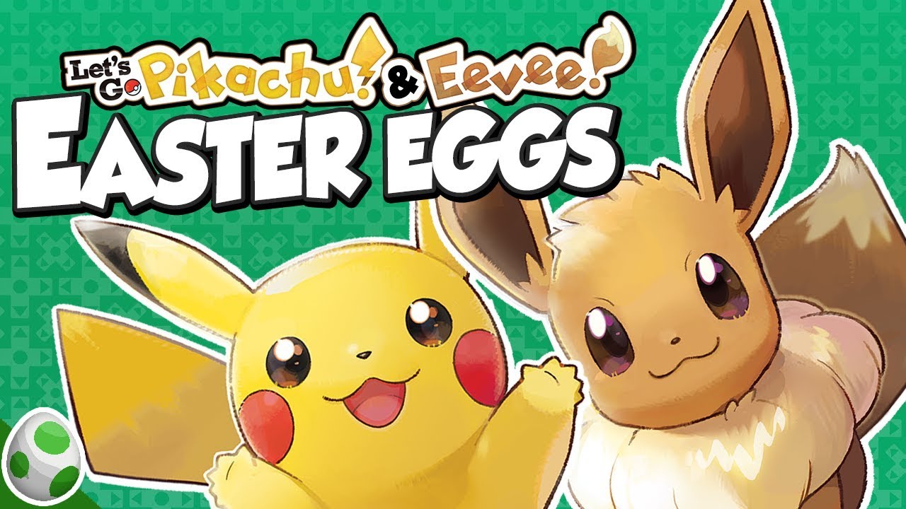 Easter Eggs in Pokemon Let's Go Pikachu & Eevee - DPadGamer - YouTube