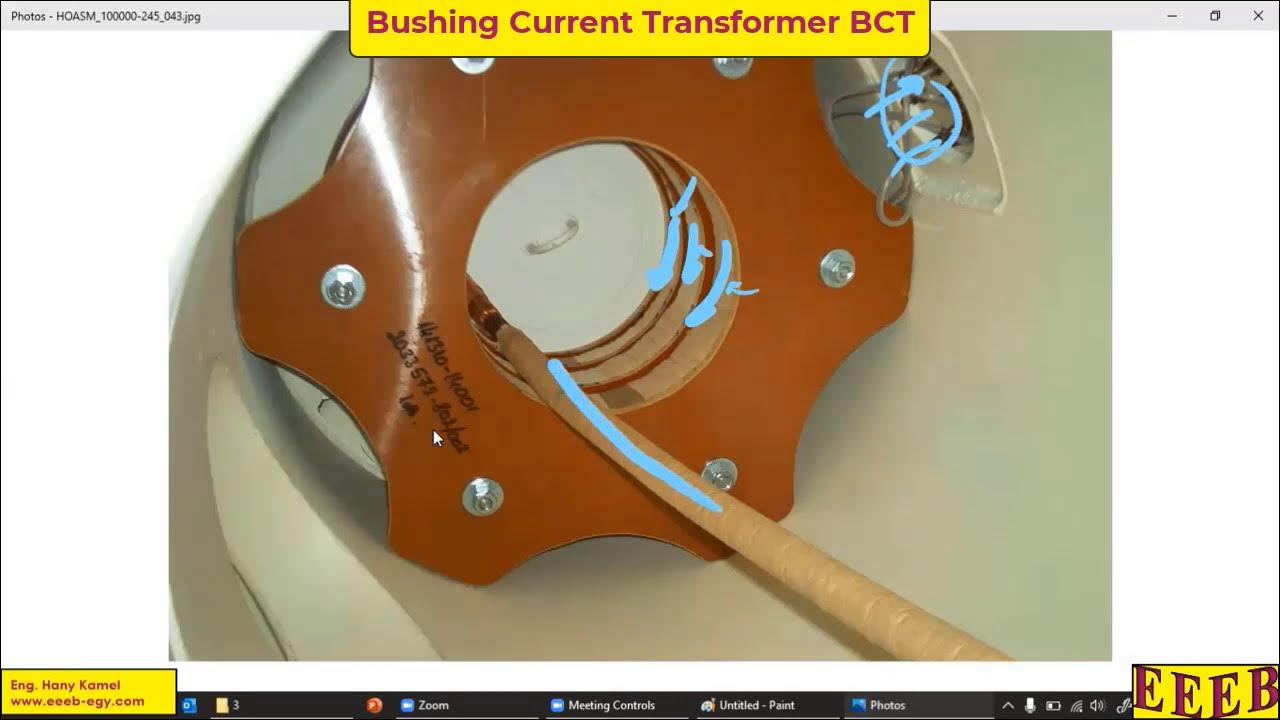 Bushing Current Transformers BCT location and connection for Power