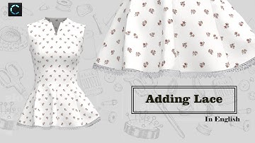 Easy way to "Add Laces in your garment" | Clo 3D in English | Beginners Class 17 | Attire_ation |