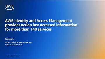 Using AWS IAM action last accessed information | Amazon Web Services