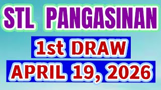 STANDING STL PANGASINAN RESULT TODAY SHOWCASE AT 1st DRAW DATED APRIL 19, 2026 12PM GOOD TIMES
