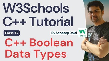 C++ Tutorial • C++ Boolean Data Types • W3Schools • Object Oriented Programming using C++ Tutorial