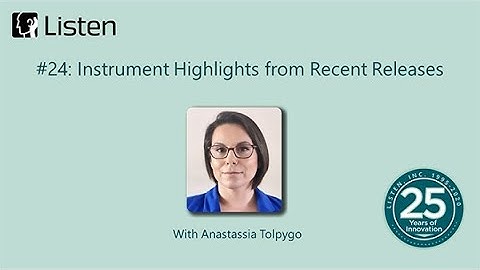 24: Instrument Highlights (working from home with SoundCheck)