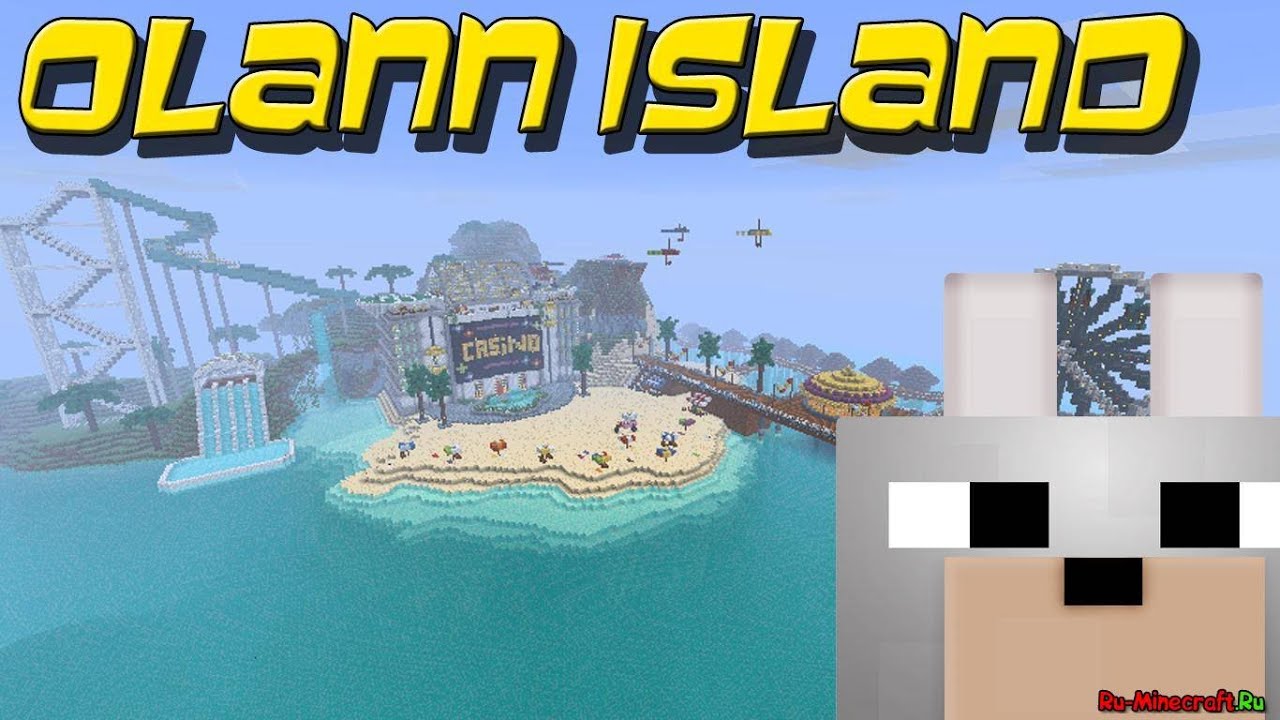 Майнкрафт карта парк аттракционов