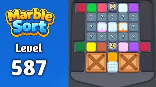 Celebrity Marble sort Level 587 walkthrough solution  Wealth